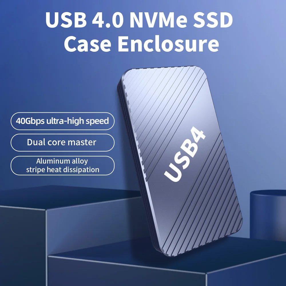   SSD- USB4.0 M2 NVMe, 40 /, PCIe3.0 x4,    SSD,   Thunderbolt 3 4 USB3.2 USB 3, 1 3.0 Type-C USB4