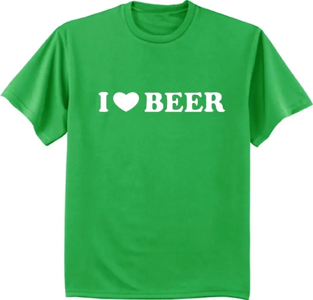 Camiseta diverde St Pattys Day para hombre cerveza verde