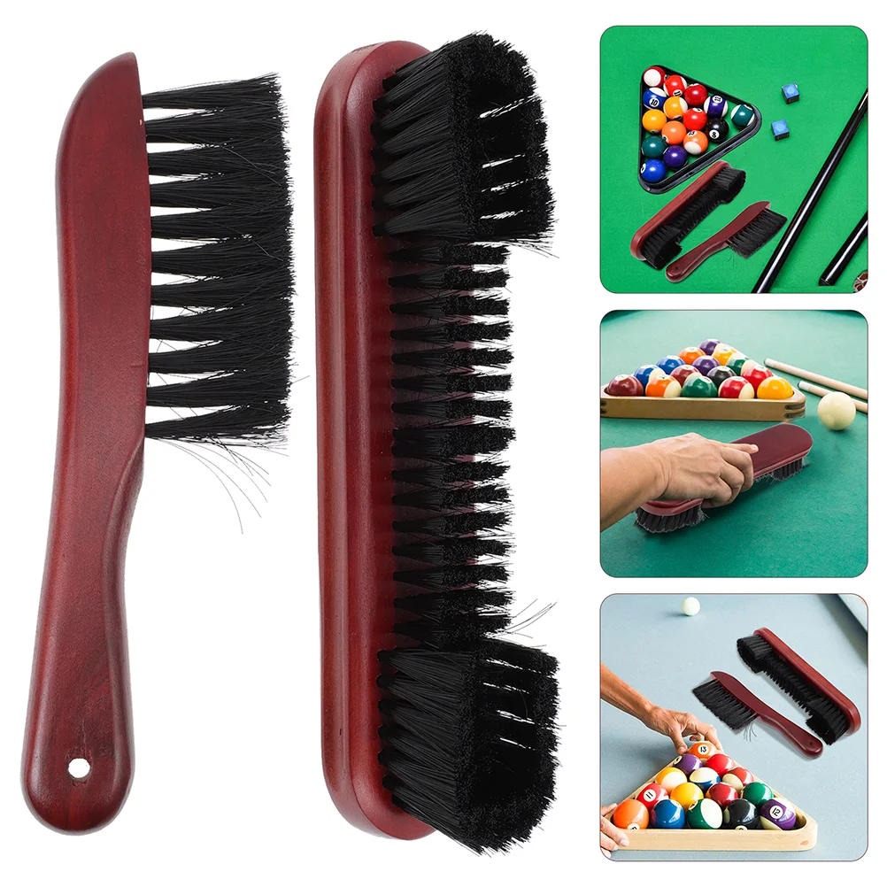 

2Pcs Brushes Billiard Supply Billiard Table Brush Billiard Table Clean Tool Pool Table Brushes for Gift Club Use Cleaning Indoor