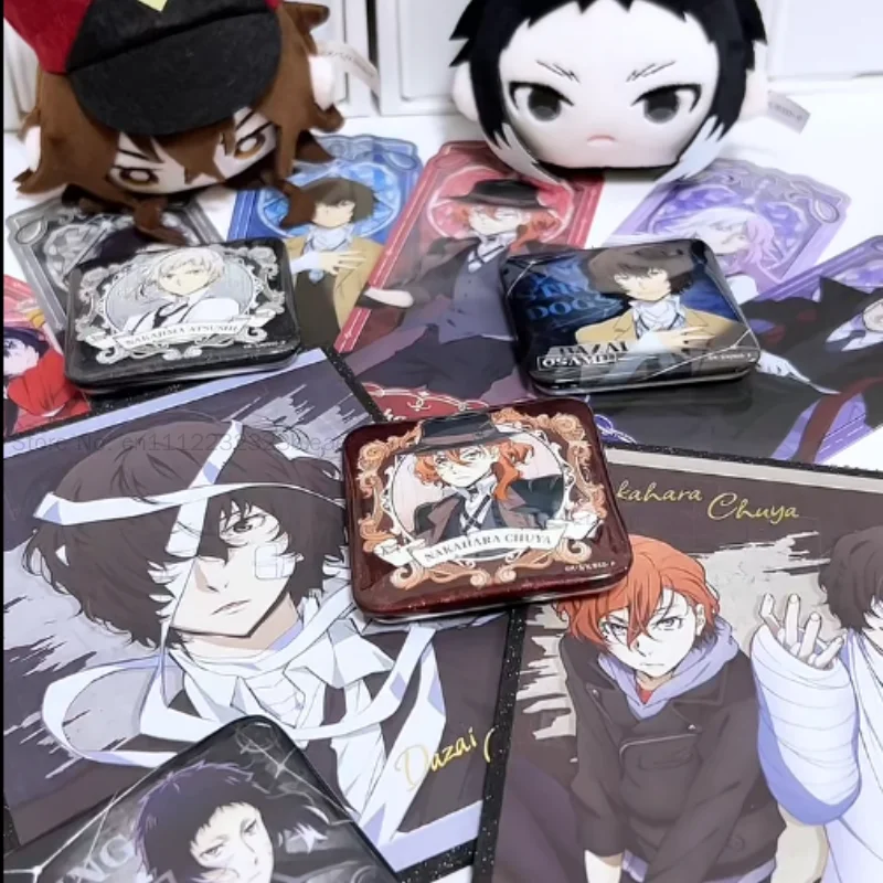 Фото НОВИНКА: Bungo Stray Dogs — квадратный значок, кукла-данго, брелок, вырубной сувенир-закладка, слепой бокс с Ацуси Накаджимой и Осаму Дазай — милый подарок-украшение №4