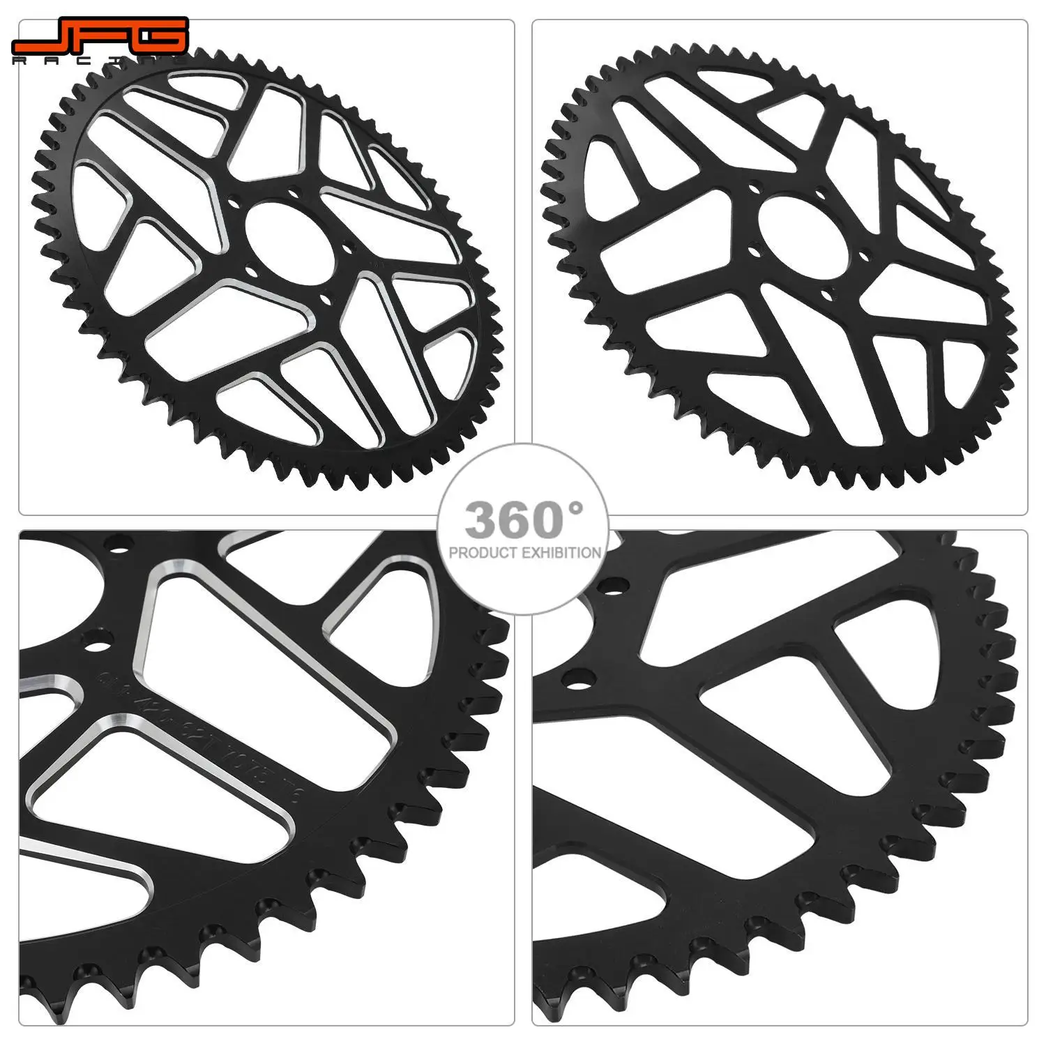 Мотоциклетный 7075 Алюминиевый Комплект цепных звездочек 58T 62T 106L 112L 120L для Sur-Ron Surron