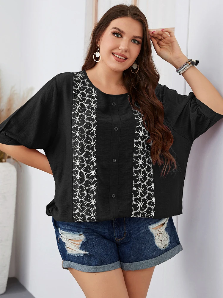 

2022 Women Summer Women's For Clothing Fashion T Shirt Solid Color Casual Street Cotton Blouse Tee Plus Size Tunic Peplum Tops