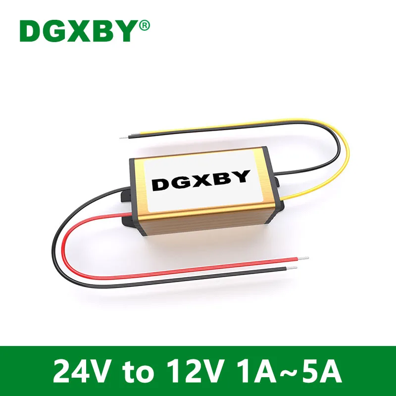 

DGXBY High Performance 24V to 12V 1A~5A Power Converter 15-40V to 12.1V Low DC Step-down Module CE RoHS Certification