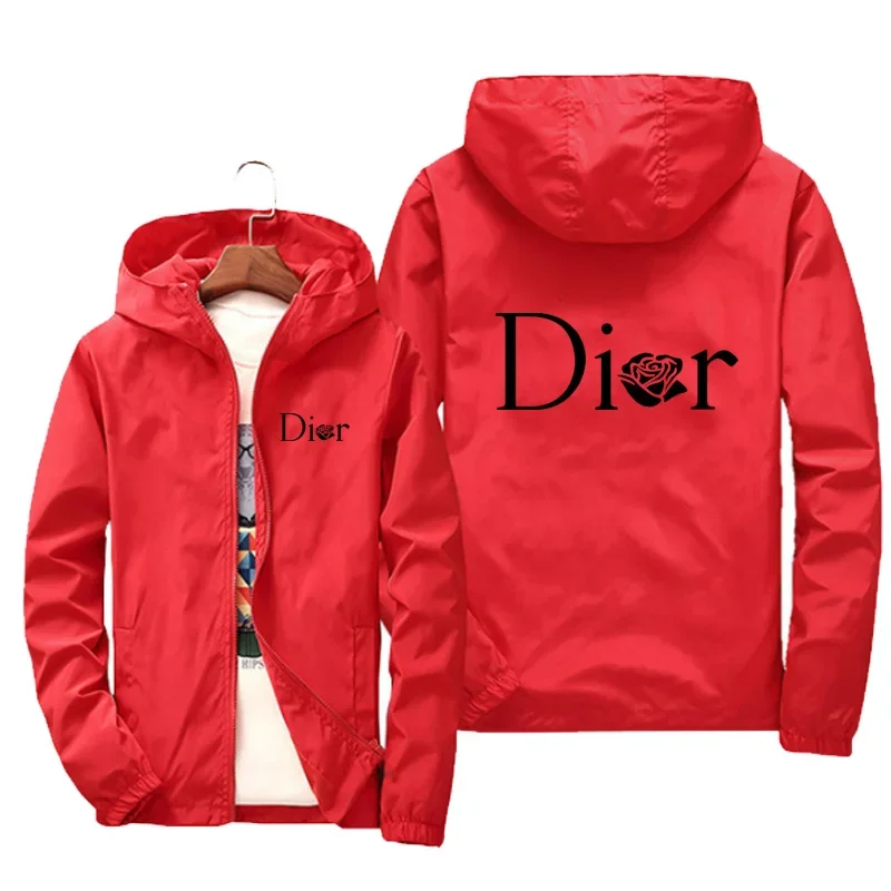 Мужская и женская ветрозащитная куртка на молнии р.S-XXXL цвета в ассортименте