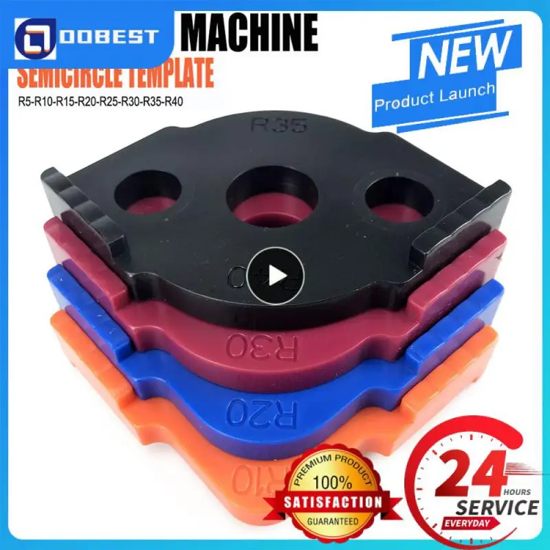 Wood Panel Radius R Plate Router Table Bit Corner Jig Trimming Machine Engraving Machine R5 to R40 Routing Round Corner Template