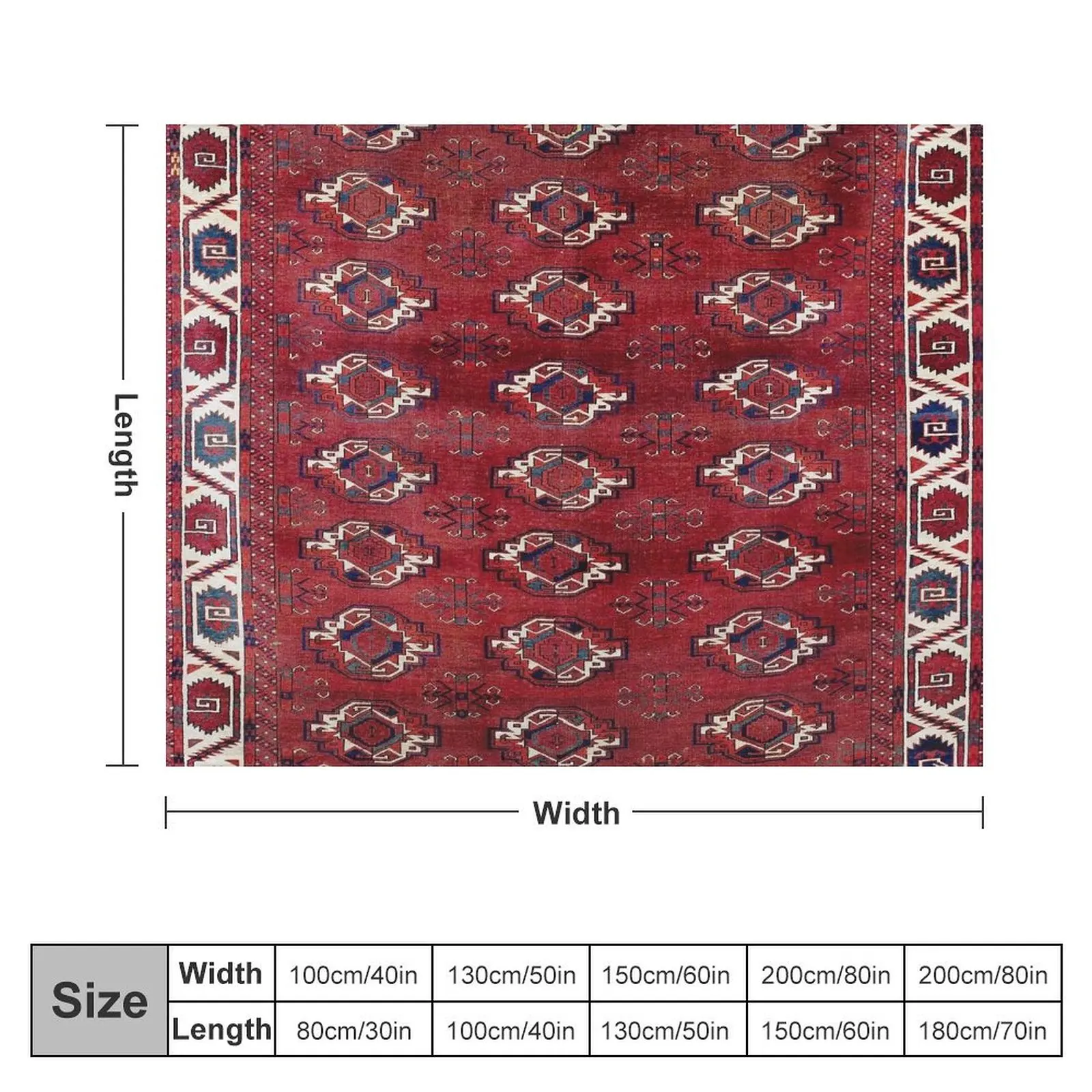 Основной ковер Karadashli Западный Туркестан плед с принтом модные диваны дорожные