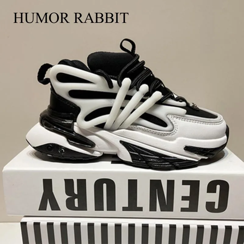 

Children's Casual Sports Shoes Outdoor Running Shoes Autumn New Kids Shoes Space Submarine Boys Girls Thick-soled Dad Shoes 2023