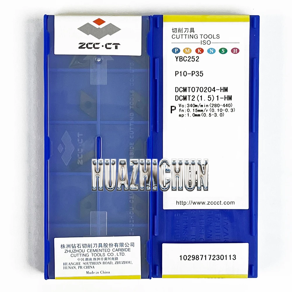 

HUAZHICHUN DCMTO70204-HM YBC252 Internal Turning Tool CNC Carbide Insert