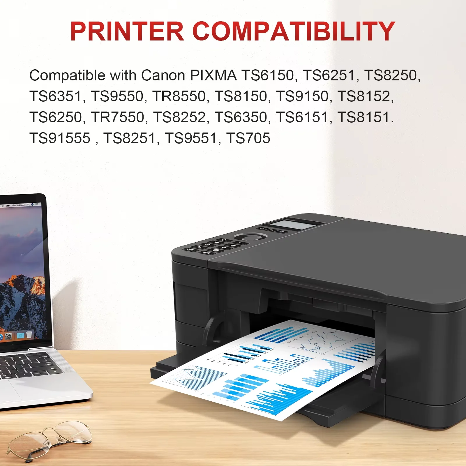 Фото ALIZEO PGI-580 XL CLI-581 XXL картридж для Canon 580, совместимый с принтером TS8150 TS6150 TS8250 TS6151 TR8550 7550 8151 9150 №2