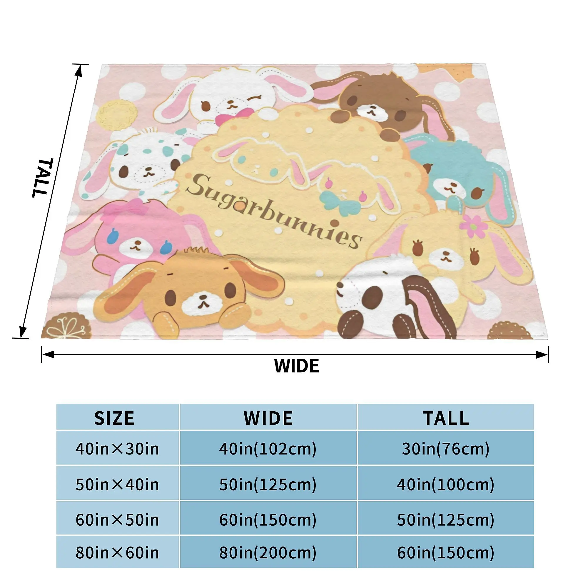 Милые одеяла сахарный кролик Sanrio флис удивительное мягкое покрывало для