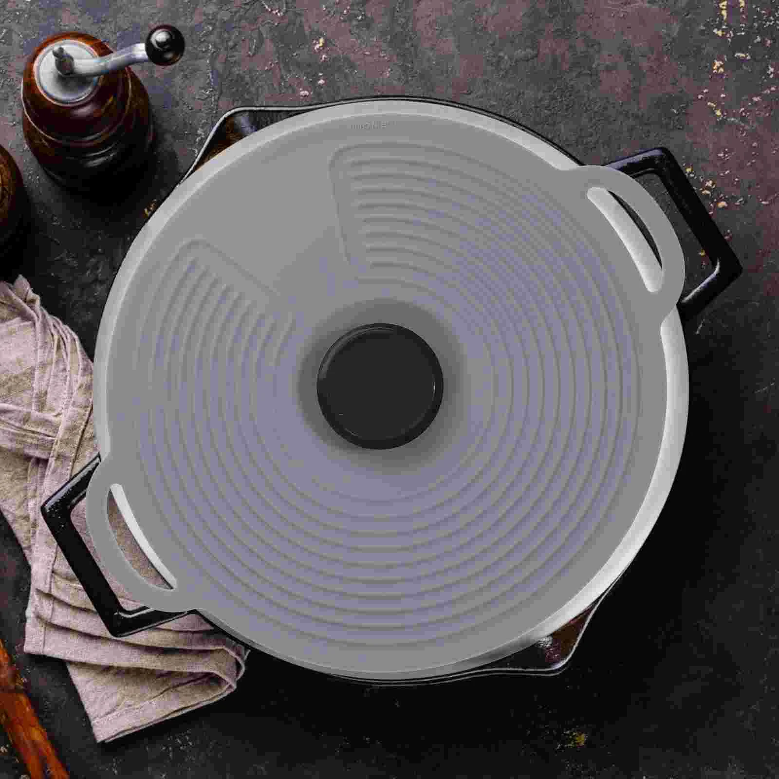 

Silicone Lid Lids Cover Pot Pan Covers Suction Universal Pans Cooking Pots Bowl Kitchen Replacement Airtight Frying Skillets