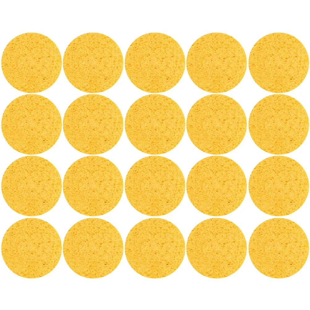 

20Pcs Compact Practical Compressed Makeup Remover Pads Face Cleaning Sponges Face Makeup Sponges Skin Care Sponges