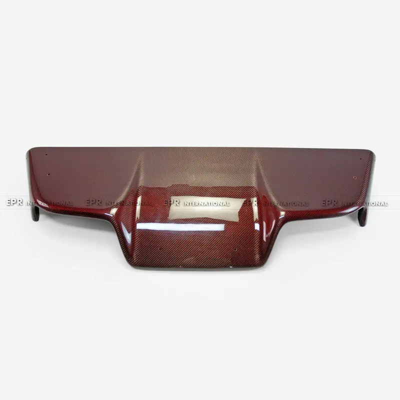 

For Nissan 2003-2008 Z33 350z TS Style Red Carbon Fiber Rear Diffuser Fit For Infiniti G35 Coupe 2D Glossy Fibre Bumper Splitter