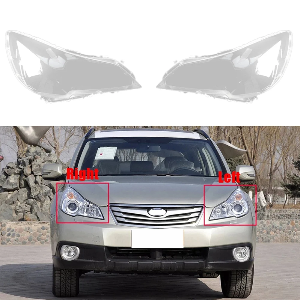 

Чехол для правой фары автомобиля, светозащитный козырек, прозрачная крышка для объектива, чехол для фары для Subaru Outback Legacy 2010-2014