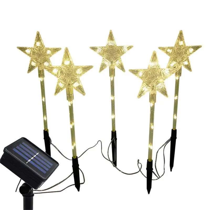 

Garden Solar Lights Outdoor Star Solar Powered LED Lights Waterproof Outdoor Decorative Lights For Pathway Patio Landscape