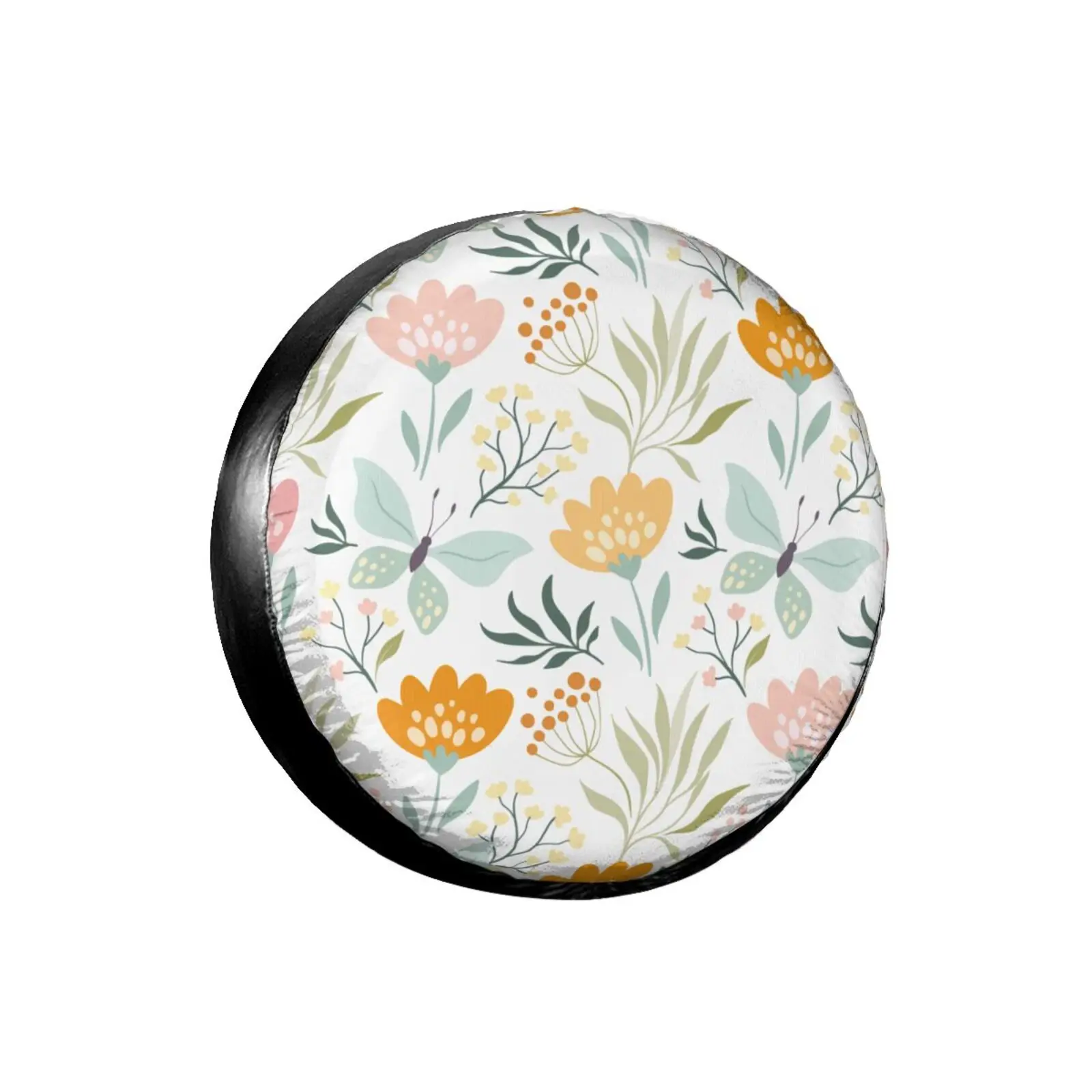 

3D чехол для запасных шин с бабочкой, водонепроницаемый пыленепроницаемый чехол для шин солнцезащитных колес для джипа, прицепа, RV, внедорож...