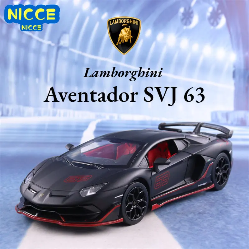 

Nicce 1:24 Lamborghini Aventador SVJ 63 Alloy Racing Car Model Diecasts Metal Toy Car Model Collection Childrens Gifts A441