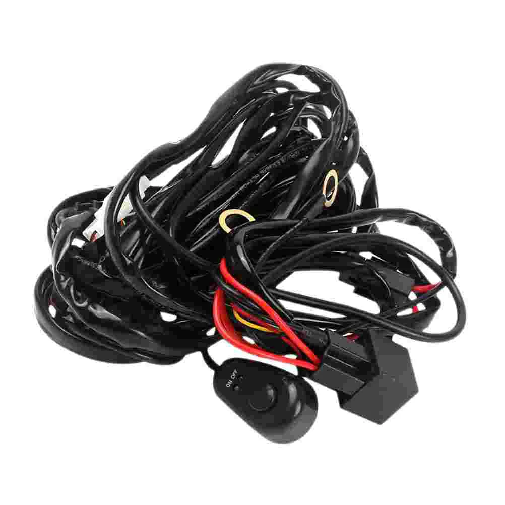 

Wiring Harness Cable Lights Electric Work Radiator Switch Rocker Relay Fans Modified Extension Car Refitting Strobe Wire