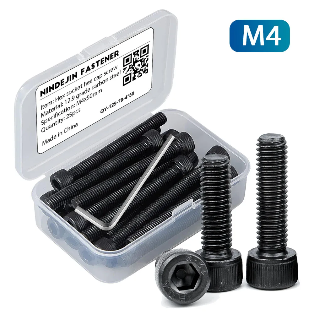 

Болты с шестигранной головкой NINDEJIN M4x6-100 мм