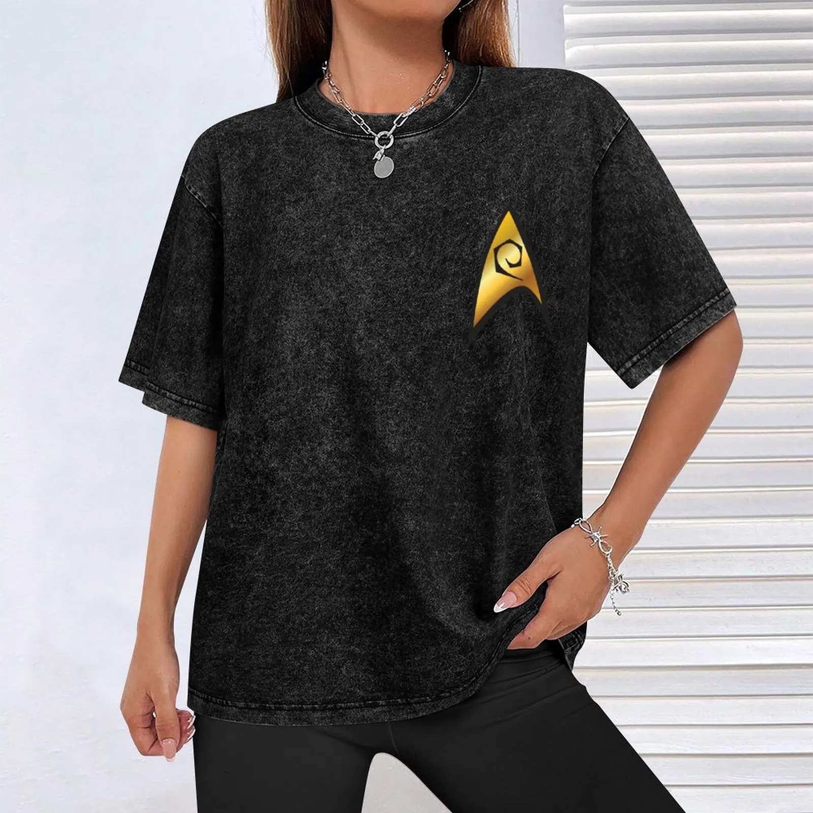 Star Trek: футболка с винтажным инженерным значком оригинальной серии простые