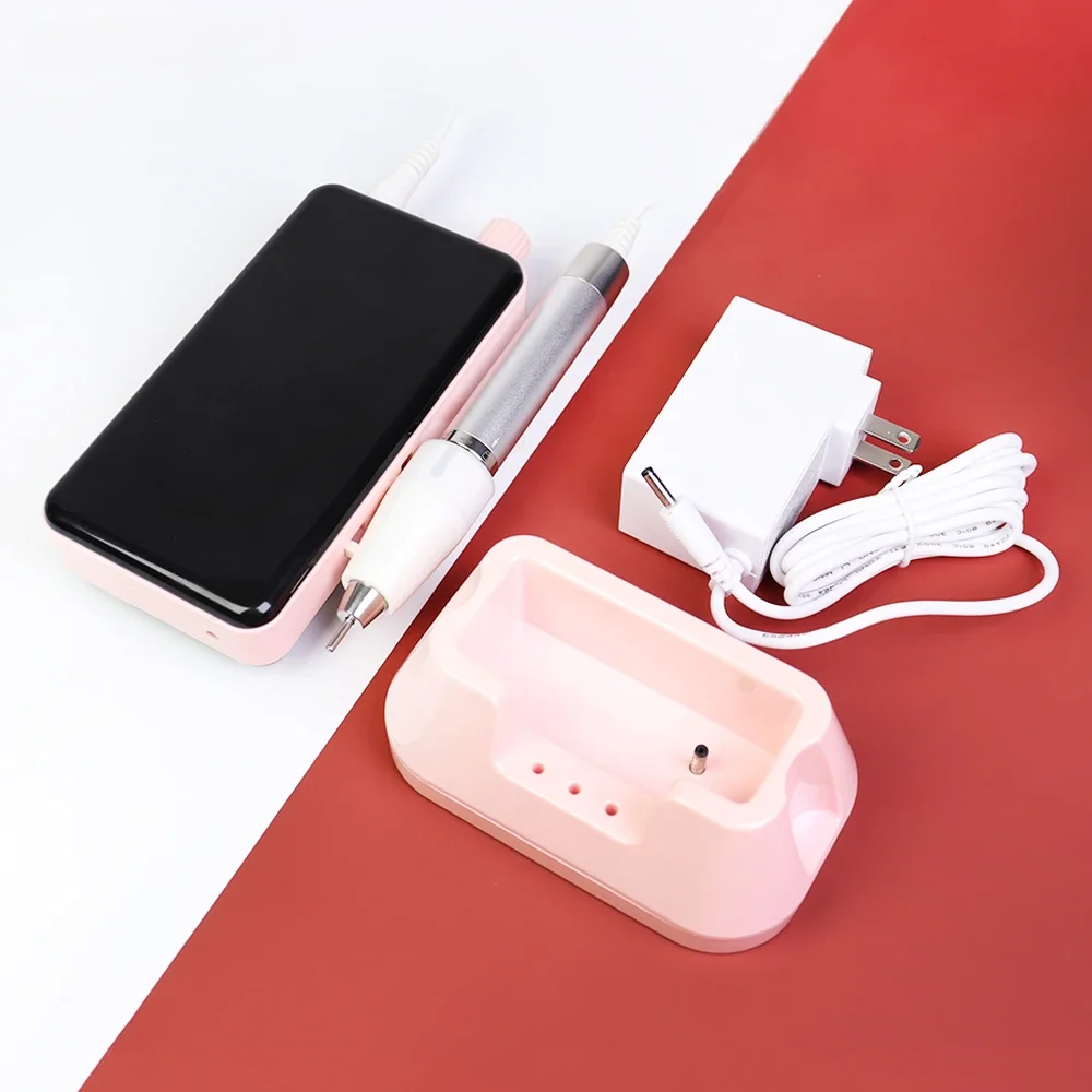 Профессиональная Портативная Беспроводная Машинка для маникюра 40000 об./мин.