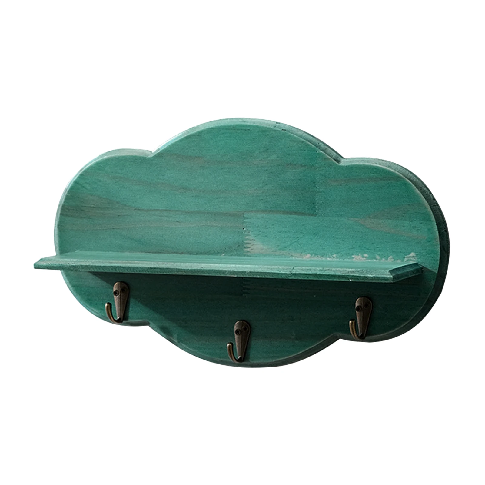 

Wall Hanging Bag Floating Shelf Baby Infant Bathroom Kids Room Home Decor Cloud Shape With Hooks Umbrella Children Keys Playroom