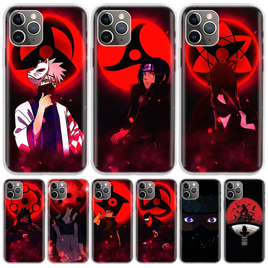 

Naruto Uchiha Sharingan For iPhone 11 13 Pro Max 12 Mini Phone Case X XS XR 6 6S 8 7 Plus SE Apple 5 5S Fundas Cover Coque Capa