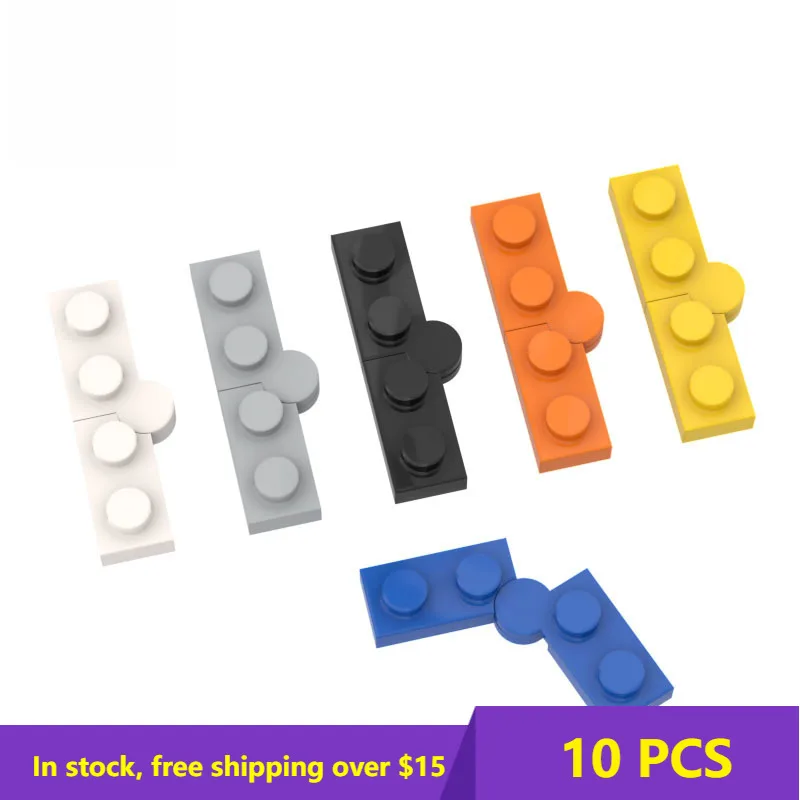 

10PCS Brick 73983 2429 1x2 brick High-Techalal Changeover Catch For Building Blocks Parts DIY Educational Creative Gft Toys