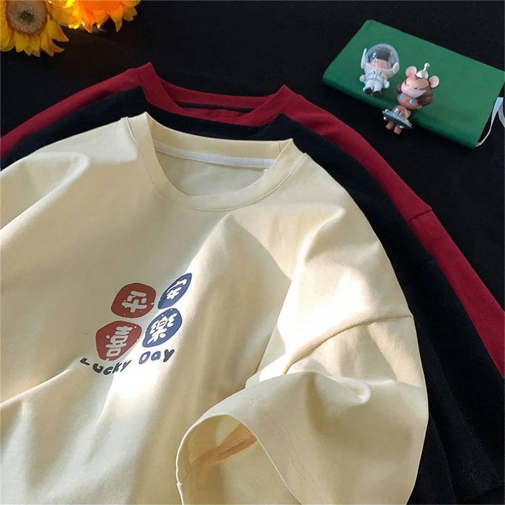 Лето 2023 женская футбольная рубашка Harpokawa с принтом на спине повседневный стиль