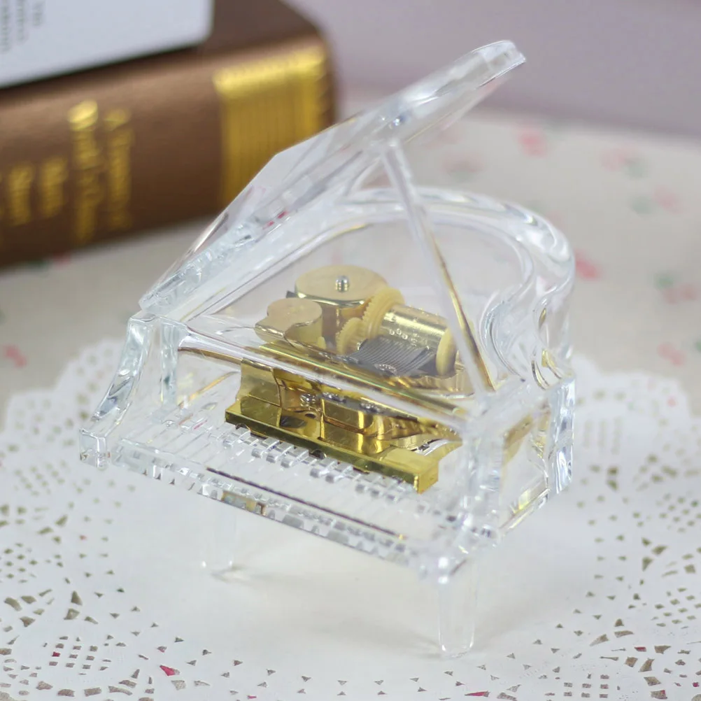 

SOFTALK Anastasia-Once Upon a December Acrylic transparent piano Music Box Birthday, Christmas, Valentine's Day Gift