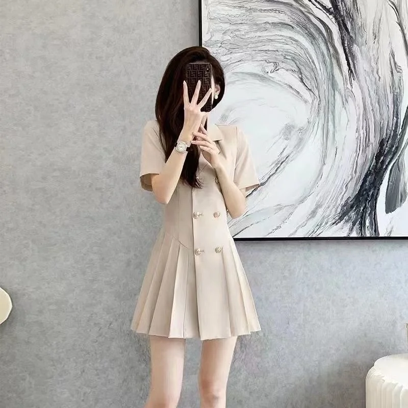 Chic Woman Evening Suit Dress Summer Prom Trend Casual Korean Party Fashion Loose Sexy Night Club Luxury Dresses for Women 2023 images - 6