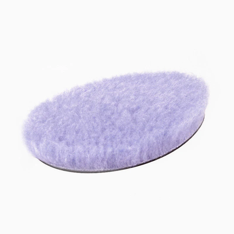 

1pc 5 Inch Artificial Woolen Polishing Buffing Cleaning Pad For Car Detailing Waxing Purple Polishing Pad