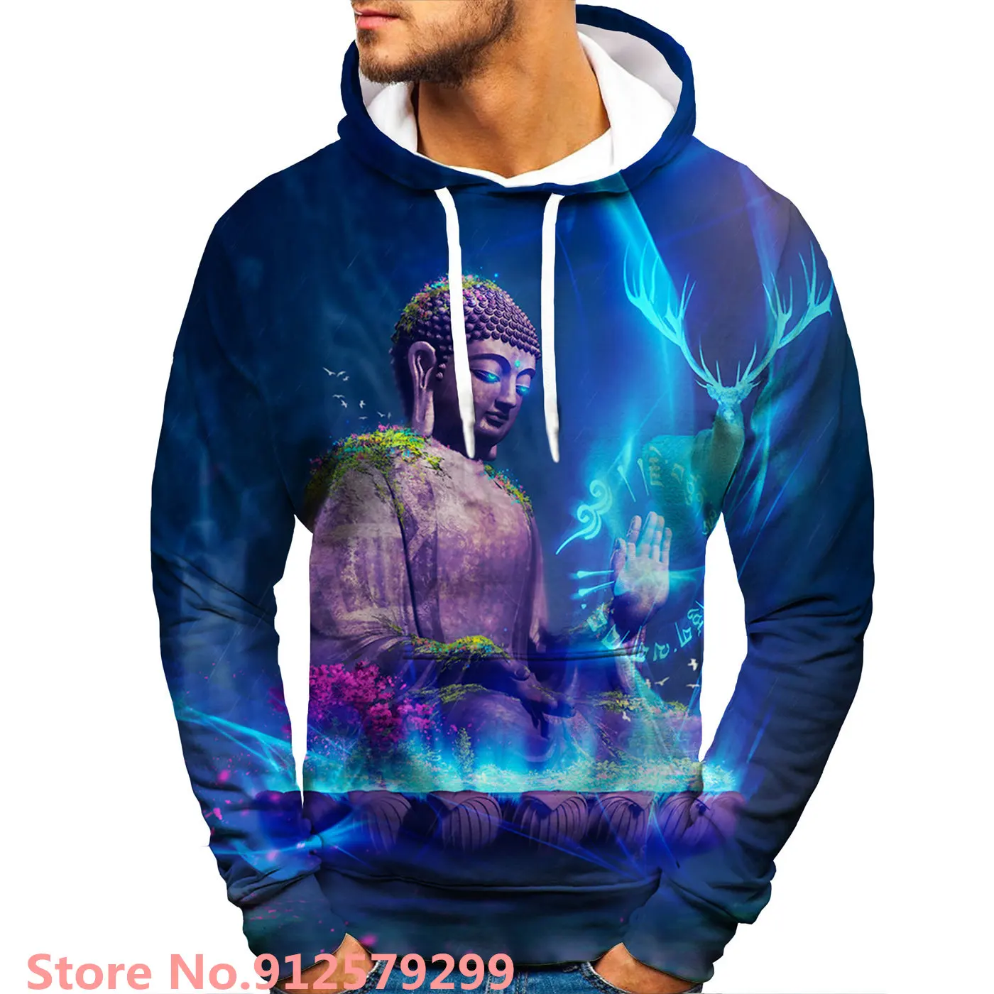 Men/women 3D Hoodie Personalized Fashion Printed Religion Pattern Casual Sweatshirt