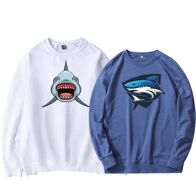 Логотип команды Shark термонаклейки для нашивок на одежду подходят худи футболок