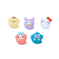 sanrio patch jewelry kawaii cartoon anime flat back miniature resin toy diy craft mobile phone shield hair accessories toy