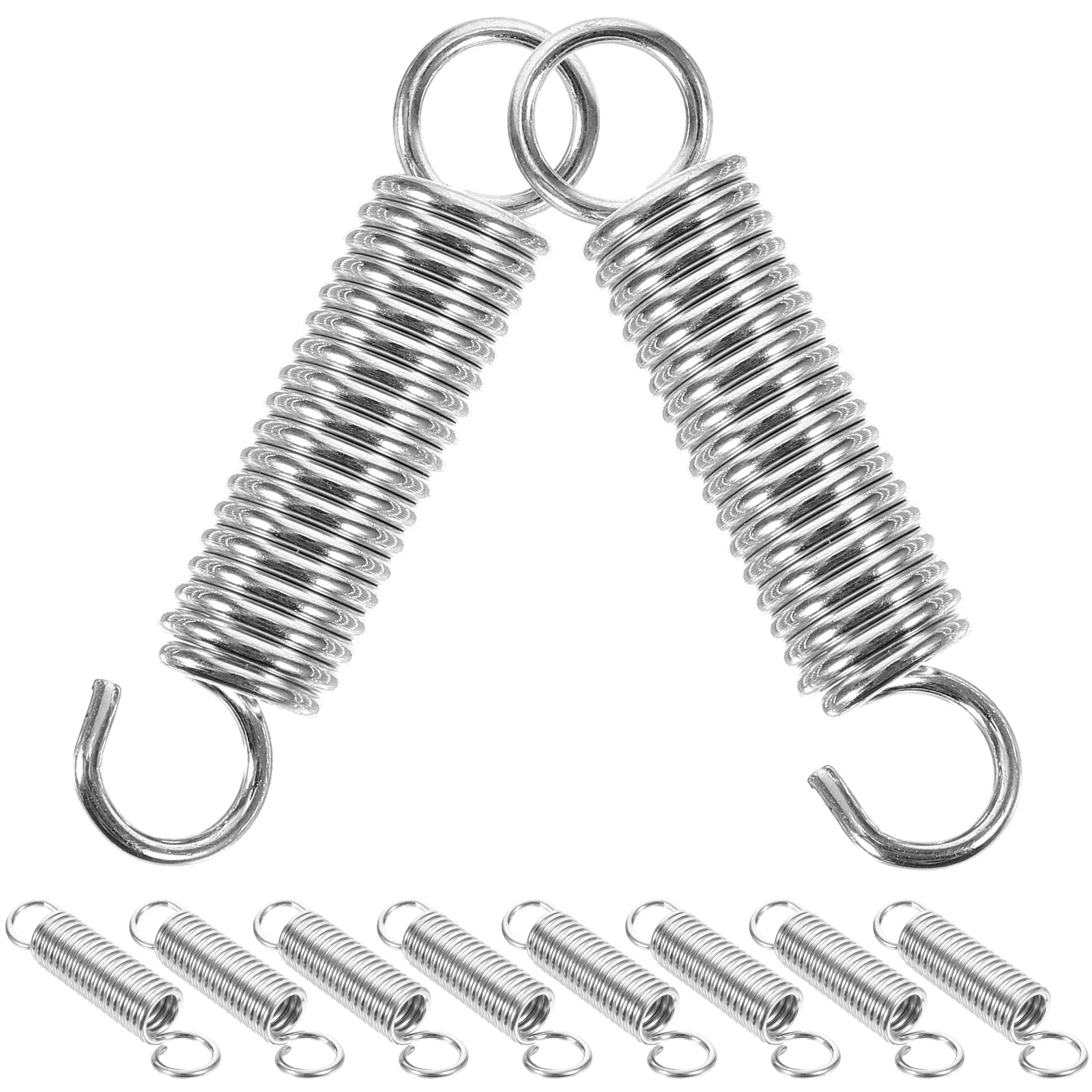 

10 Pcs Extension Springs Hook Ends Small Compression With Stainless Steel