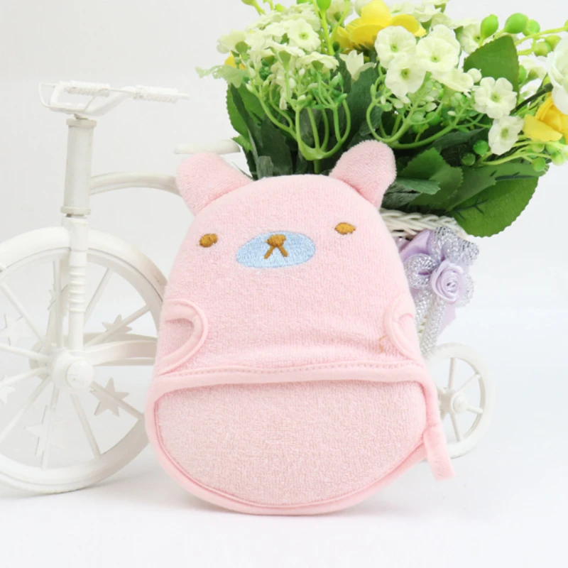 

Newborn Baby Cartoon Bath Brushes Cotton Bath Supplies Baby Bath Towel Bath Sponge For Boys Girls Bathroom Supplies