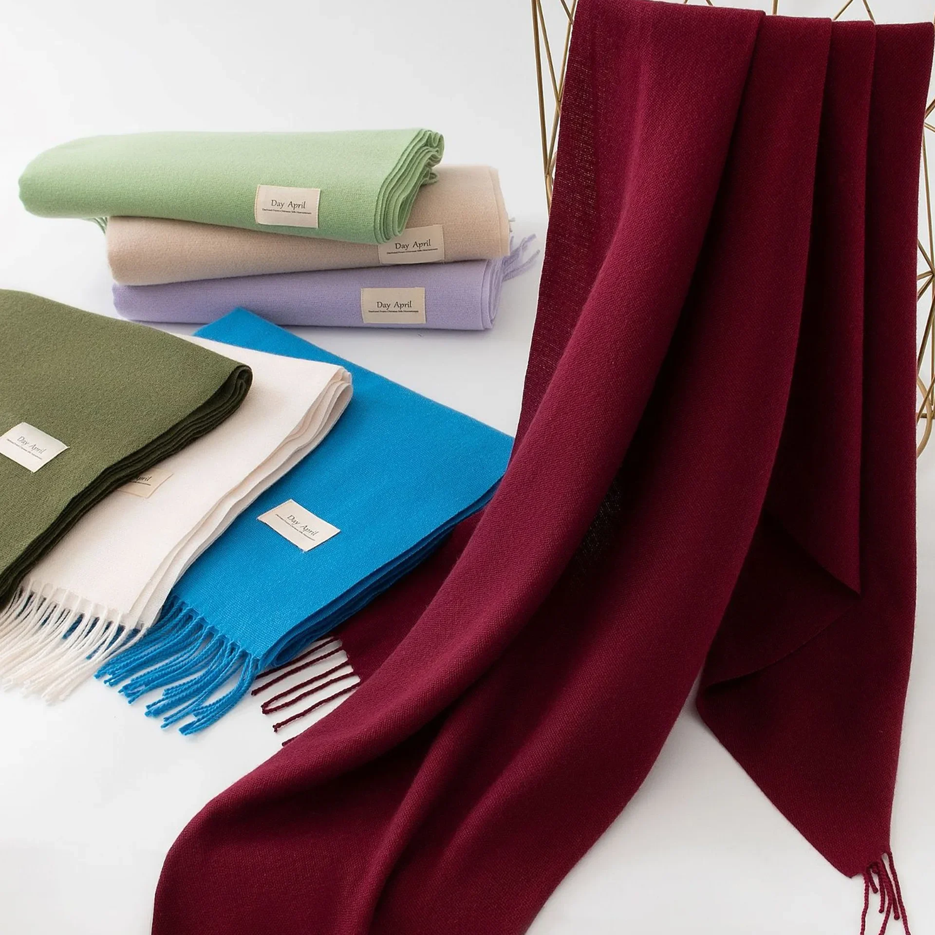 Модный однотонный женский шарф зимние хиджабы Tessale длинные женские шали с