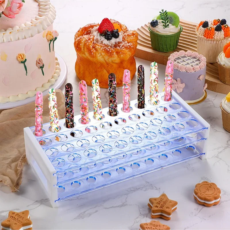 Держатель для удочек Pretzel и 100 шт. прозрачные пакеты пластиковый держатель