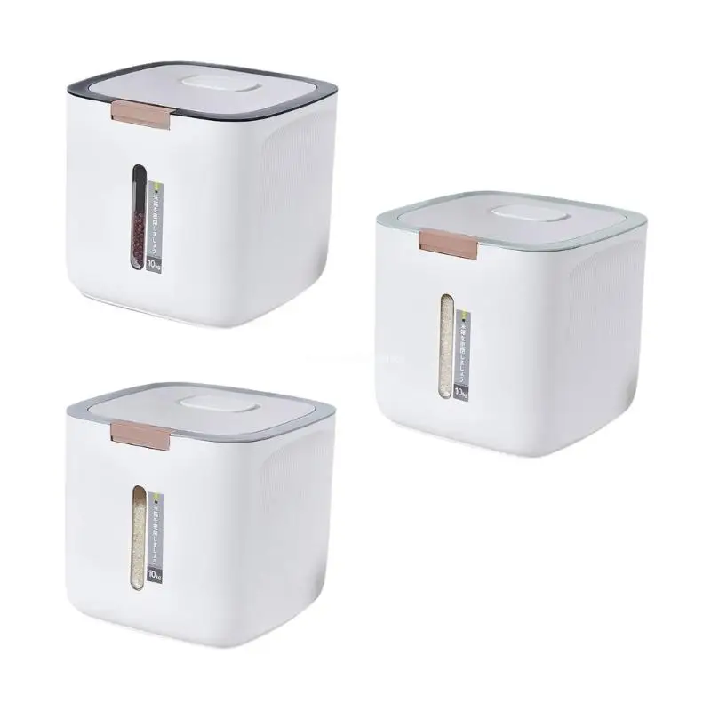 

Rice Barrel Insect-Proof and Moisture-proof Sealed Rice Jar Rice Storage Box Dropship