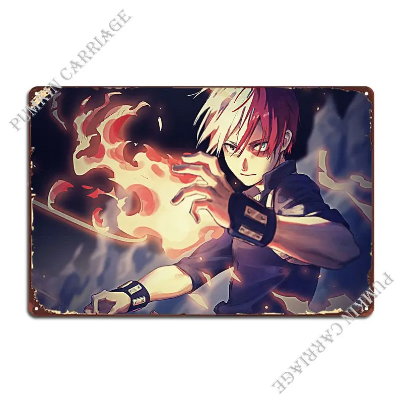 

Boku No Hero Academia Metal Sign Wall Decor Home Custom Wall Mural Tin Sign Poster