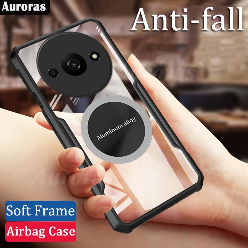 Auroras для Redmi A3 A3X 13C 4G/5G крышка магнитная подушка теплоотдачи Противоударная