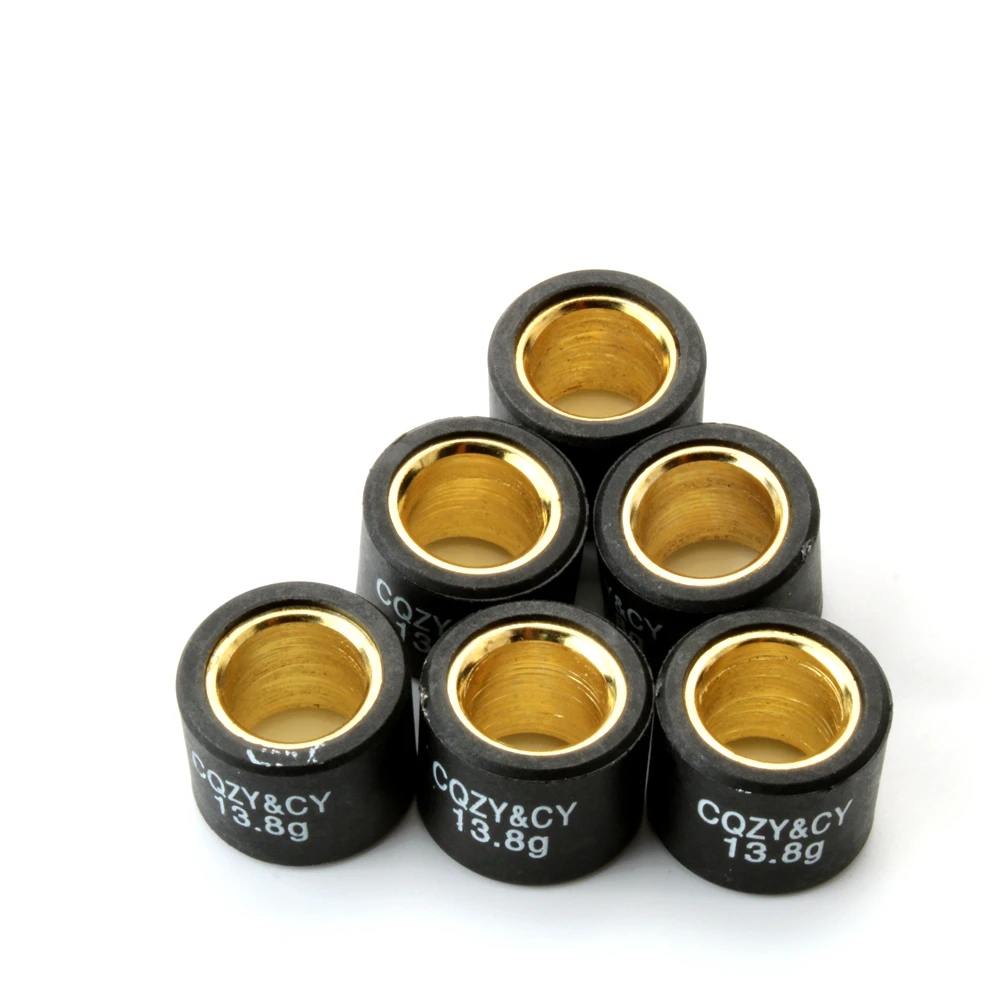 Роликовые грузила вариатора 21x17 мм 10,3 г 11,2 г 13,8 г для скутера Piaggio X8 X9 Hexagon Gtx Beverly Carnaby Liberty 180 200 250 300