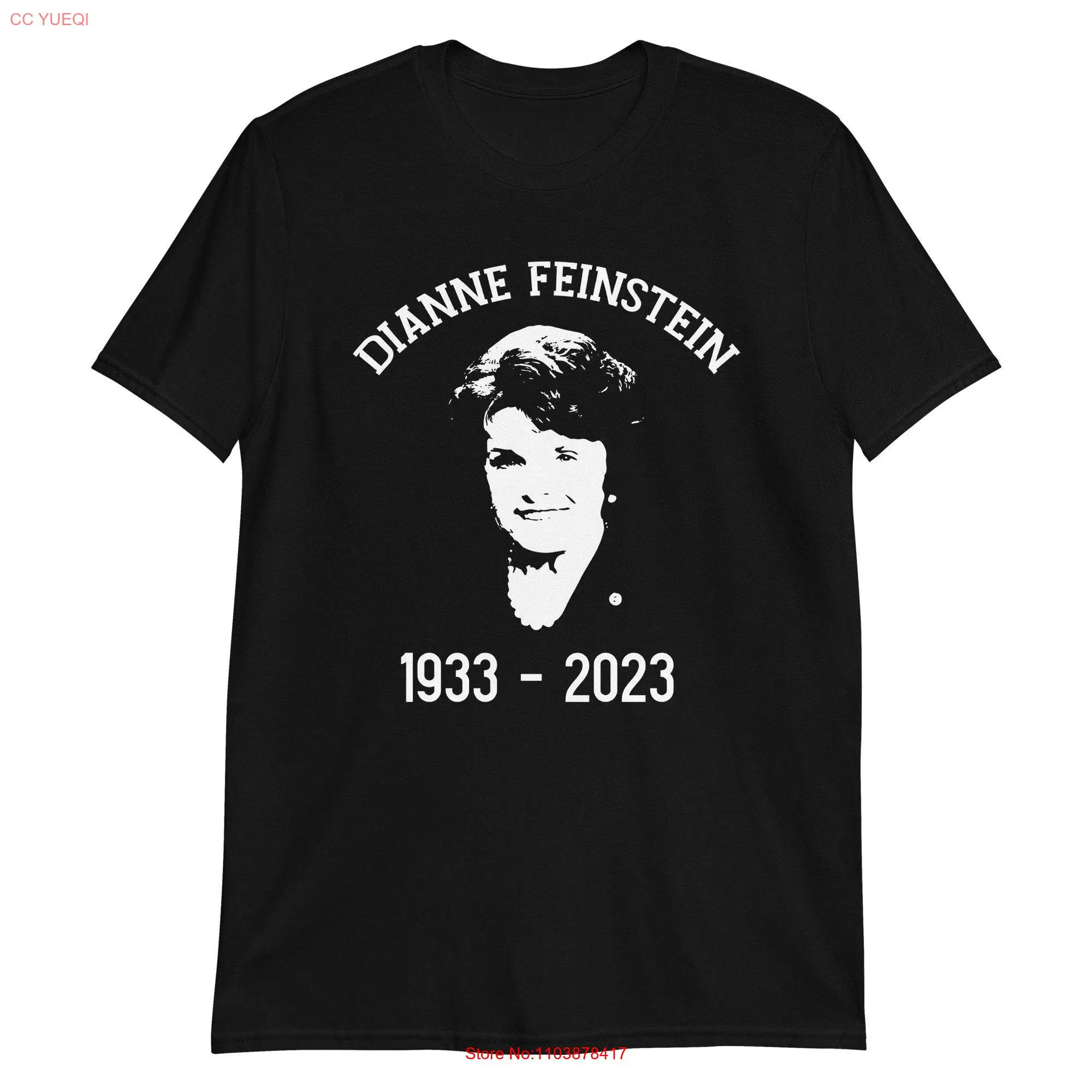 Футболка Dianne Feinstein California Senate 1933 2023 хлопок