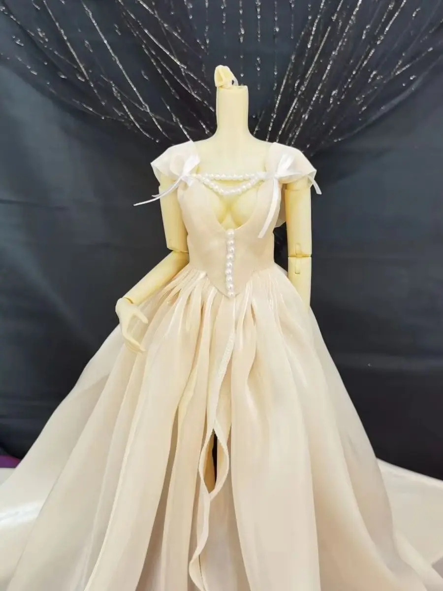 Фото Одежда для кукол 1/4 BJD, женское вечернее платье, бесплатная доставка №1