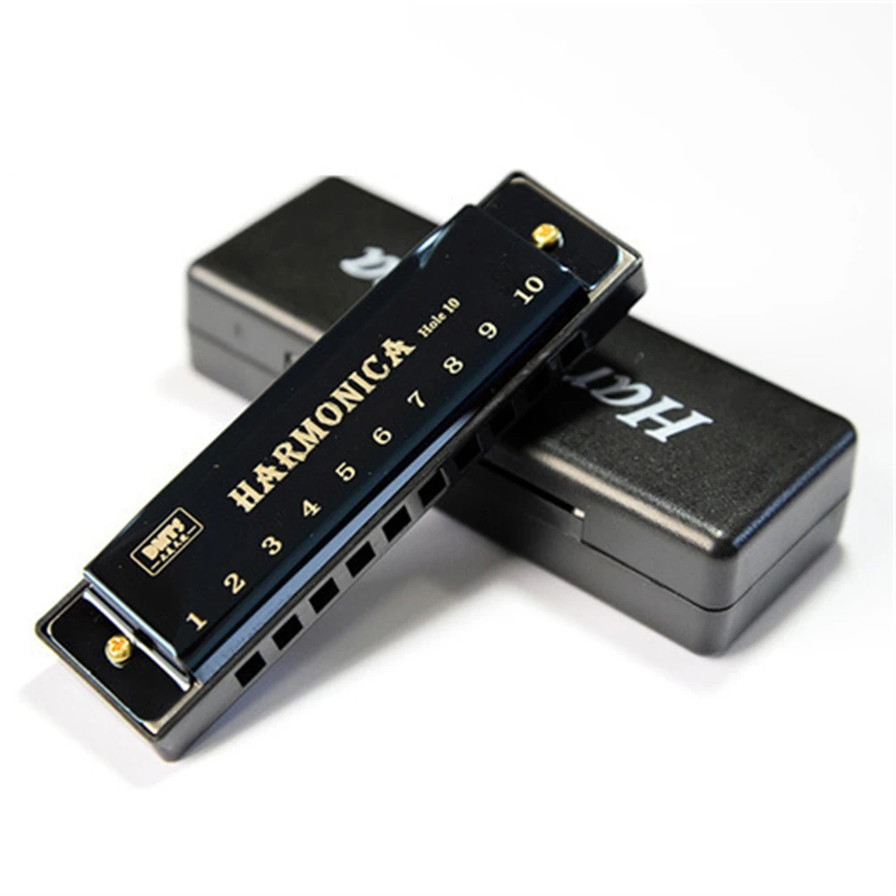 

Musical Instruments 1 X Harmonica 10.4cm*2.8cm Silver ABS+ Metal Beginner Black Blue Blues Gold Harmonica Harp