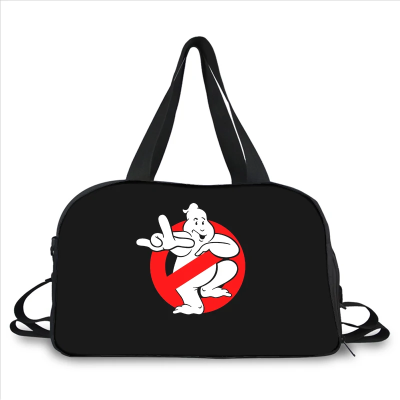 Ghostbusters hard 3D printing fashion trend portable large capacity multi-function messenger bag travel bag