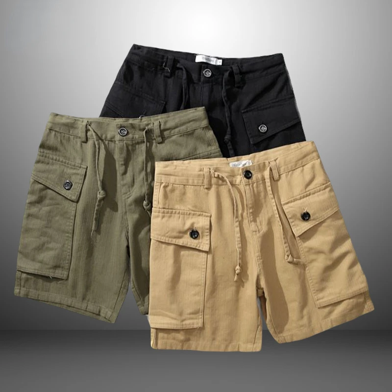 

2023 Shorts Summer Men's Casual Pants Fashion Large Work Shorts Men Clothing Cargo Pants Streetwear Men Clothing Loose Shorts