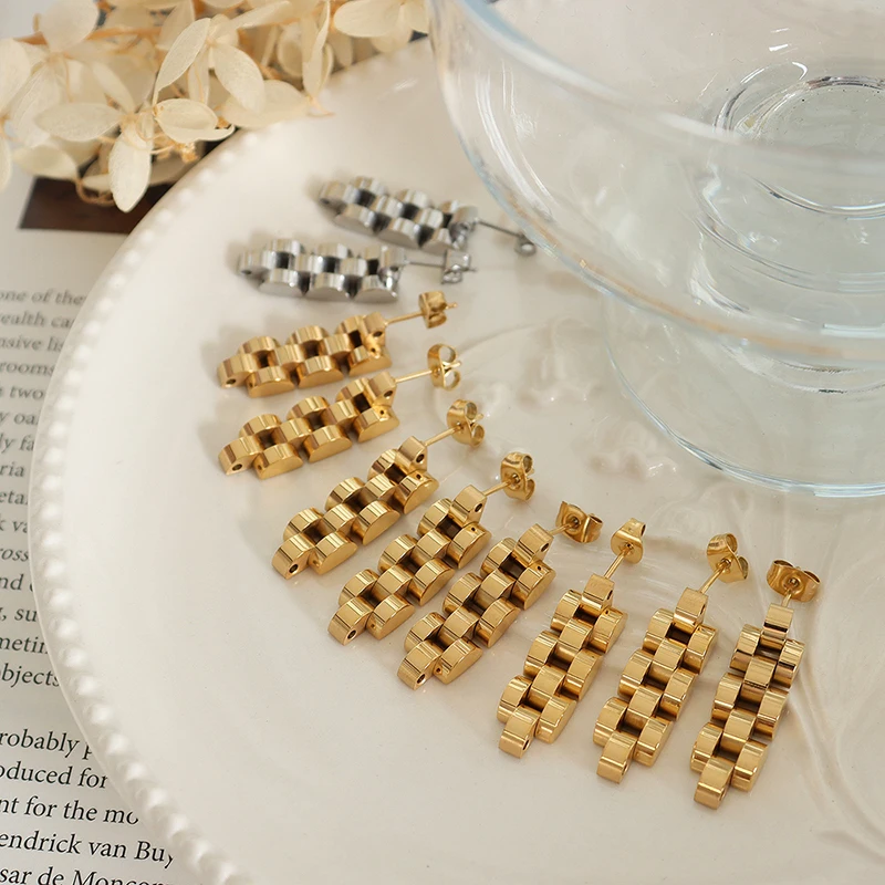 Классические серьги-капли с цепочкой для часов Liora женщин очаровательные серьги