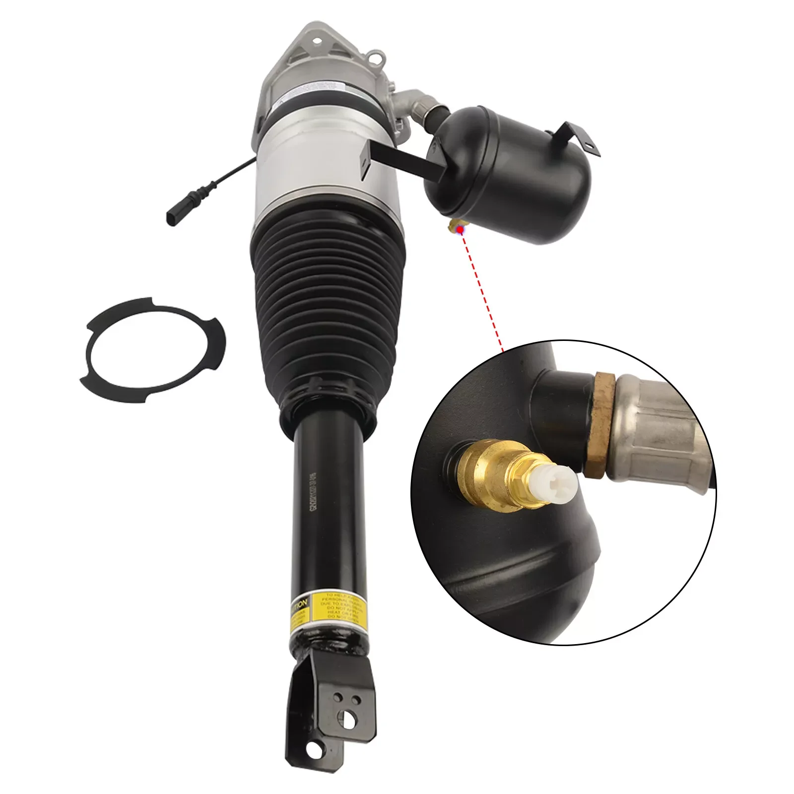 1PCS Rear Air Suspension Shock Absorber For Audi A8 D3 4E 2002-2010 4E0616039AF 4E0616040AF 4E0616001G